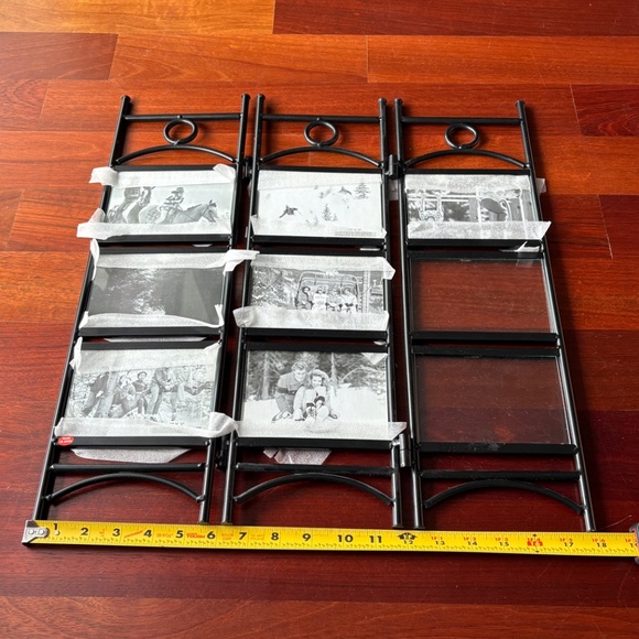 Black Rod 3 Panel Folding Photo Frame Screen - NWOT - Picture 6 of 9